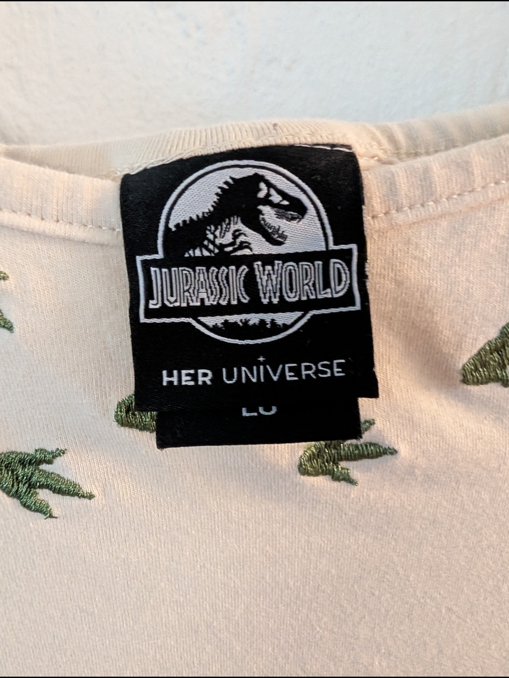 Her Universe Jurassic Park Raptor Embroidered Tee - Picture 6 of 7